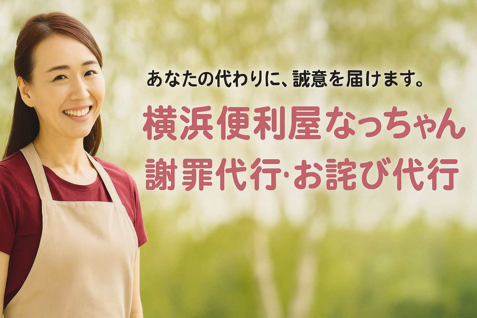 謝罪代行の便利屋なっちゃん